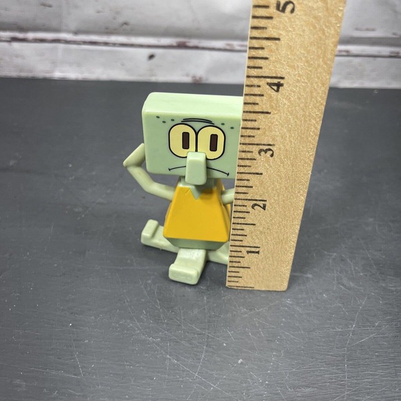 Spongebob Squarepants Toy Lot Squidward Puzzle Cube 2004 Burger King - Picture 8 of 8